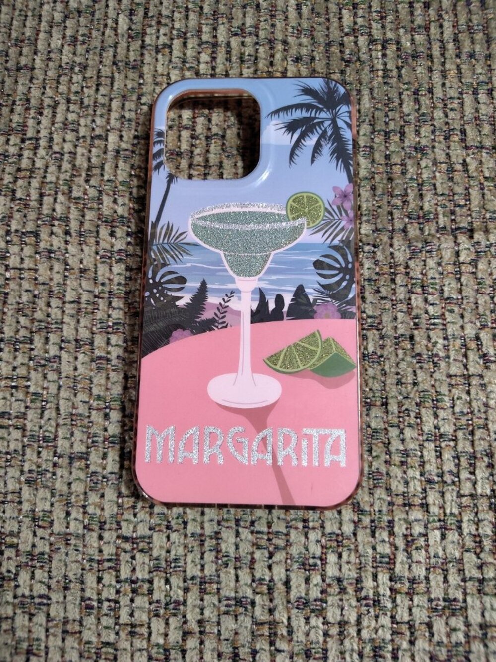 Pink Sky Margarita Shockproof MagSafe Case + Privacy Glass for iPhone 15/14/13